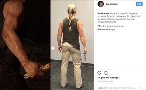 colleen fotsch|“The Last of Us 2” Lead Character’s Body Modeled。